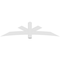 Ekena Millwork Alberta Architectural Grade PVC Gable Bracket, 96"W x 24"H x 4"D x 6"F, 6/12 Pitch GBP096X24X0406ALB00 - alternate 5